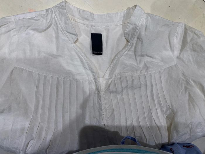 Blouse, Véro Moda, style Paloma, 37 %, soie 63 % coton - photo numéro 10