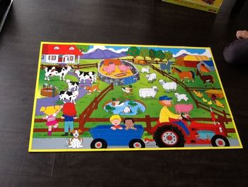 Puzzle de sol - La ferme