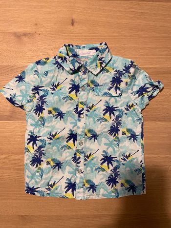 Chemise manches courtes à pressions bébé rêve 18 mois