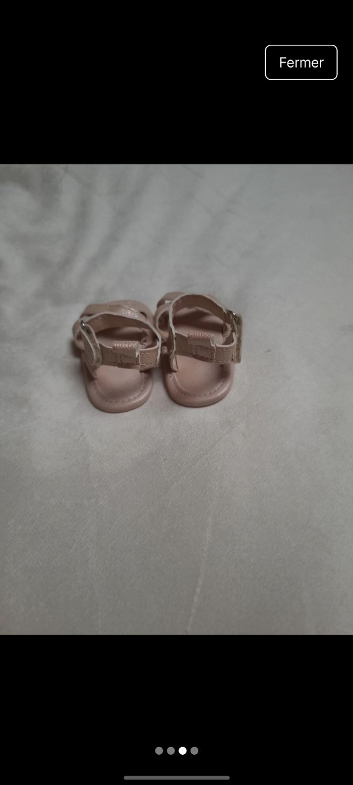 Sandales rose clair - photo numéro 3