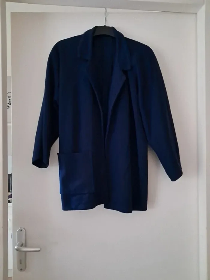 Veste bleu foncé - photo numéro 2