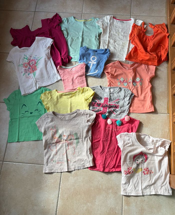 Lot de 14 t-shirts manches courtes