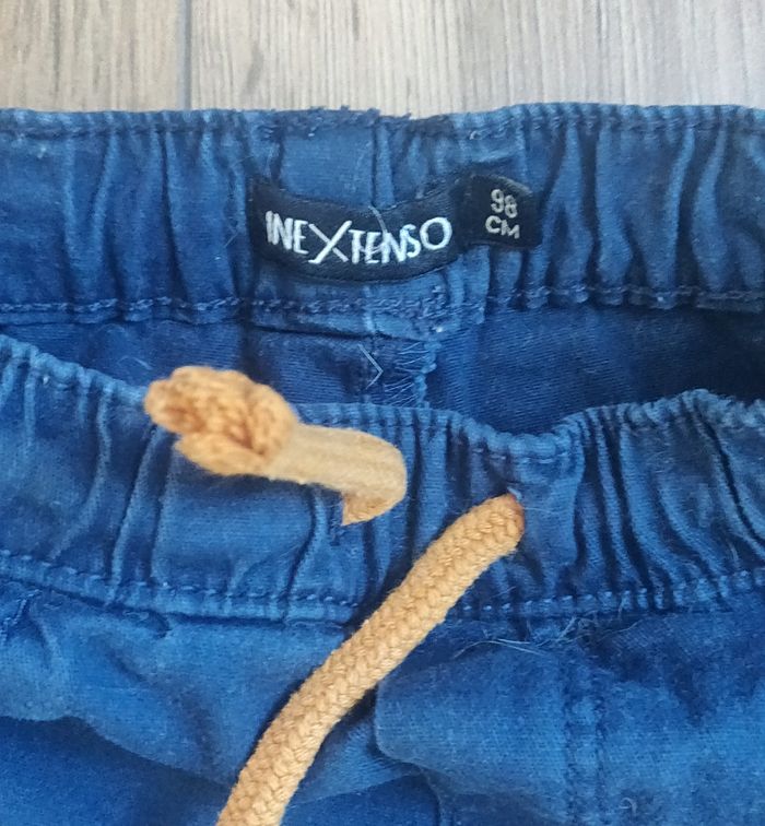 Pantalon bleu en toile - photo numéro 3