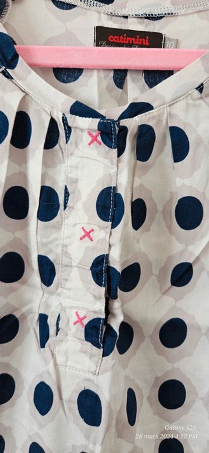 Robe légère manches courtes 10A catimini - photo numéro 4