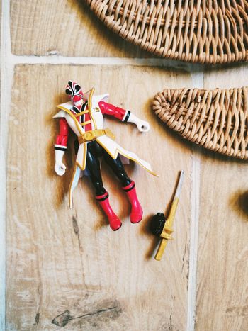 🙅 Power rangers Super Samurai figurine articulée du ranger rouge avec son épée marque Bandai