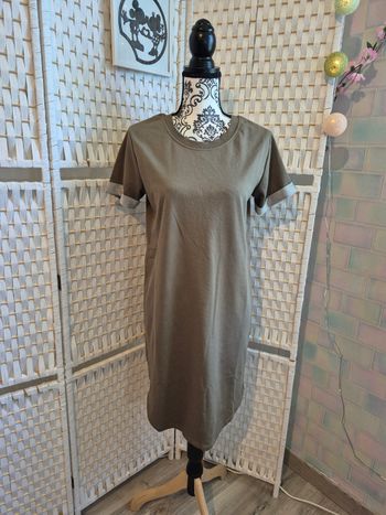 Jolie robe T-shirt kaki JDY (Jacqueline de Yong) femme TM / 38