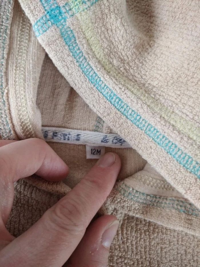 Gilet avec capuche Mixte 12 mois La compagnie des petits 100% coton - photo numéro 8
