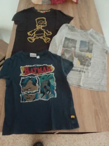 🌹3 tee shirt manche courte 6 ans 🌹