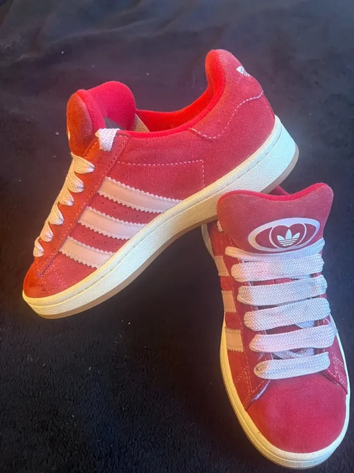 Adidas Campus 00s Model better scarlet clear pink cloud White taille 36 2/3 - photo numéro 3