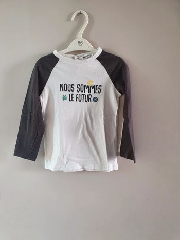 T-shirt manches longues gémo 3 ans