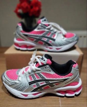 Asics kayano 14 rose gris neuve y2k 37