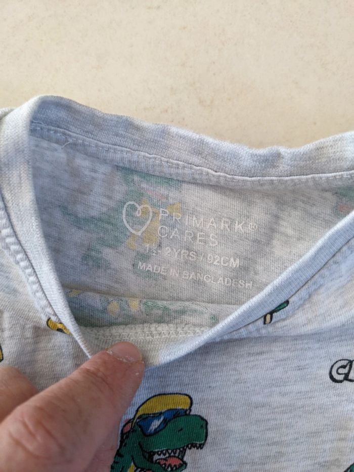 T-shirt garçon 18-24 mois dinosaure - photo numéro 3