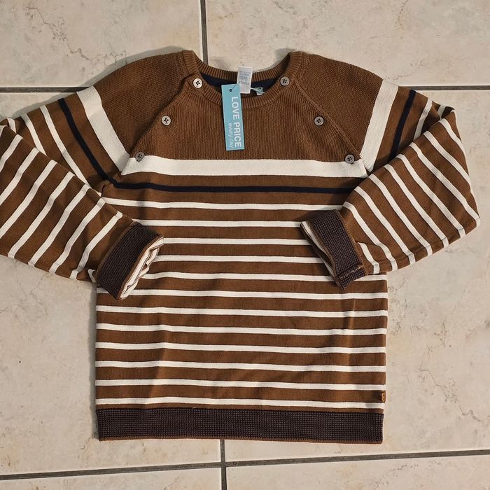 (NEUF non porté) 🏷😍🤩🥰 superbe pull tricot 4ans Garçon 🥰🤩😍