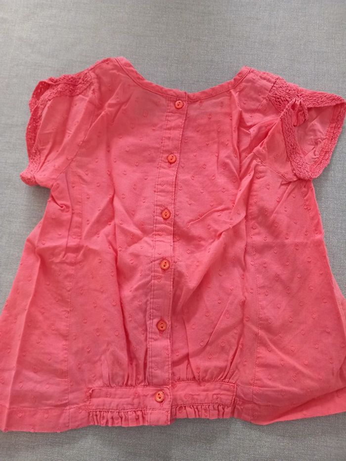 Tee-shirt rose Tape à l'œil TBE 18 mois. - photo numéro 4