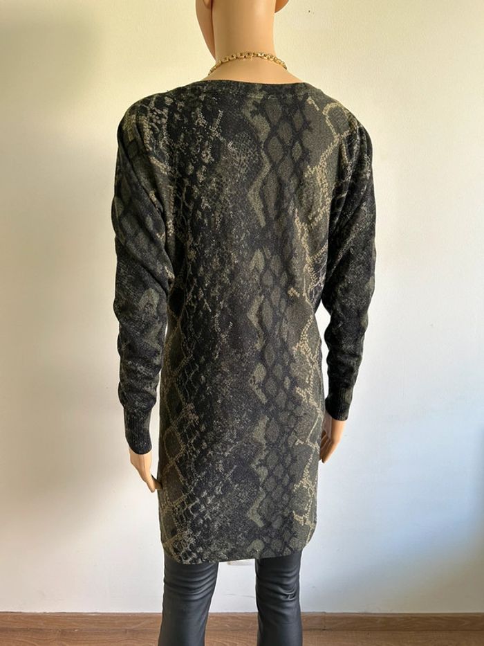 Pull long imprimé pailleté Morgan taille M jamais porté - photo numéro 8