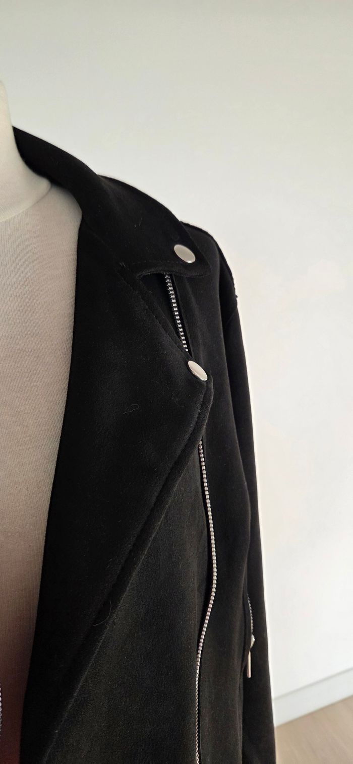 Veste perfecto en nubuck - photo numéro 4
