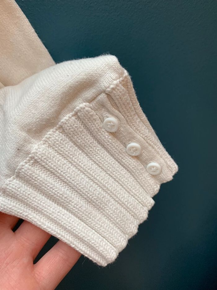 Pull blanc - photo numéro 3