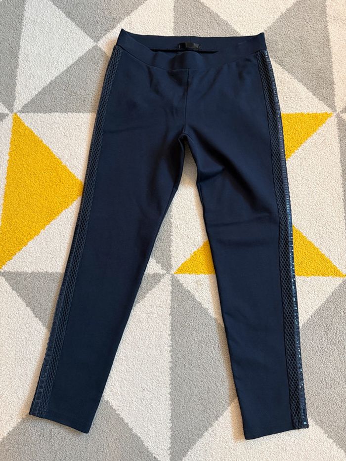 Pantalon ajusté Betty Barclay couleur bleu marine Taille 40 - photo numéro 2