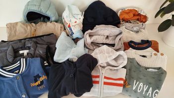 Lot 16 vêtements d’hiver bébé garçon - Taille 6 mois