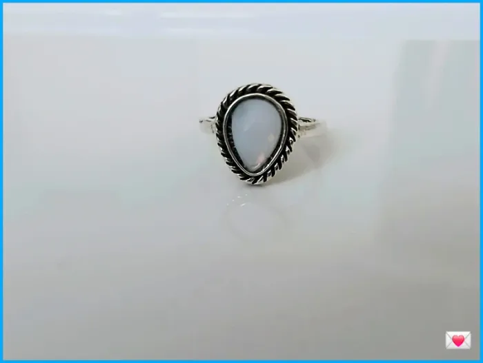 Bague tendance femme-argenté en acier inoxydable - photo numéro 2