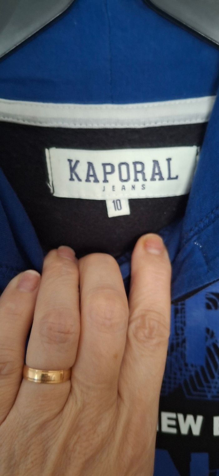 🆕 Sweat Kaporal Jeans Black is the New Black (Taille 10 ans) - photo numéro 3