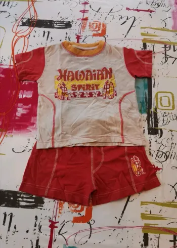 Pyjama 2 pieces hot station 4 ans