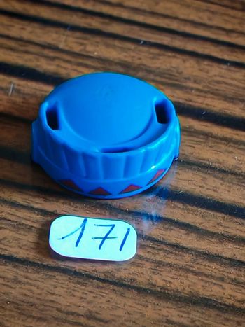 Playmobil chapeau coiffe d'indien bleu