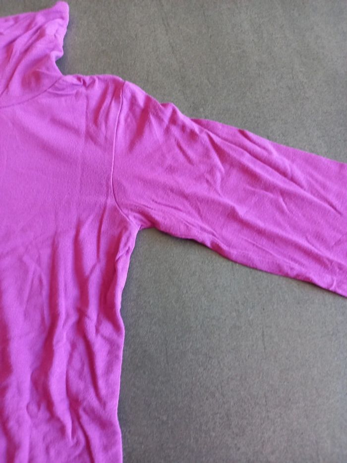 Tee shirt col roulé manches longues 8 ans - photo numéro 5