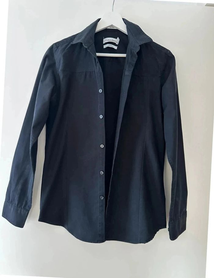 Chemise Noire Calvin Klein - Élégance intemporelle, taille XS - photo numéro 2