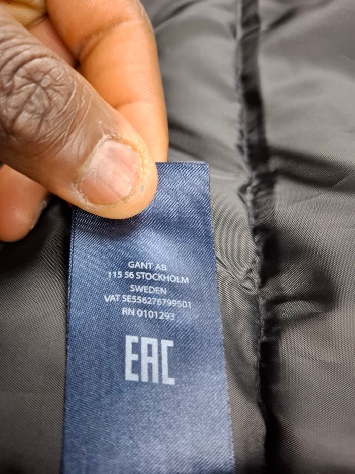 Doudoune GANT violette avec capuche – Taille XL – Neuve - photo numéro 9