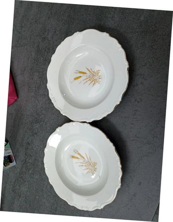 2 assiettes vintages