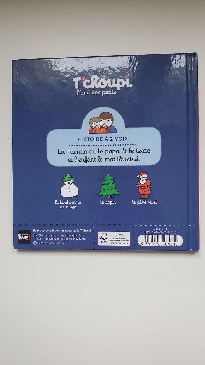 Livre t'choupi et le père Noël - photo numéro 2