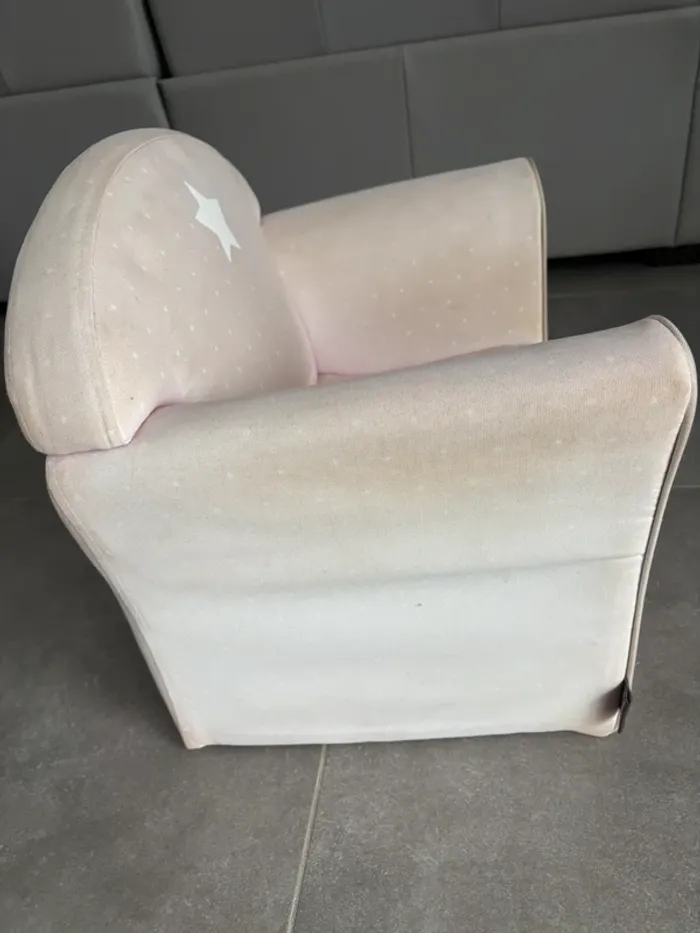 Fauteuil enfant rose - photo numéro 5