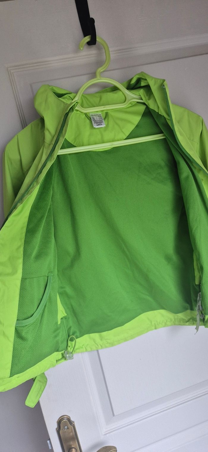Coupe vent multi-usages multipoches vert flashy 8 ans - photo numéro 7