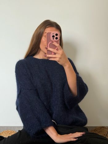 Pull - Marine - Fluffy - Cocooning - Automne