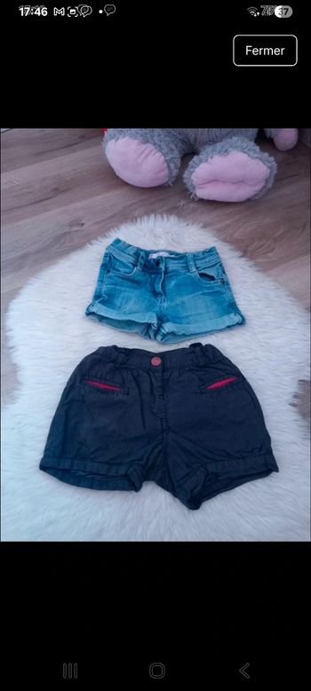 2x short 3 ans 