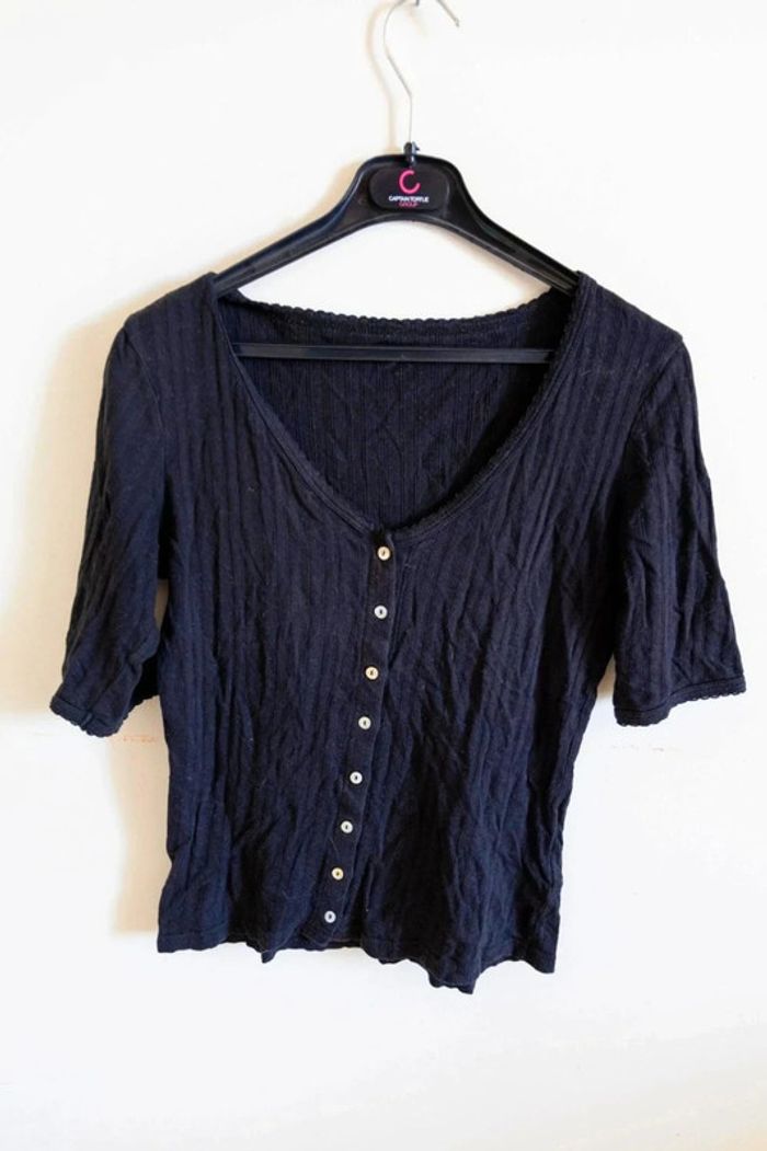 C48 blouse noir La redoute M