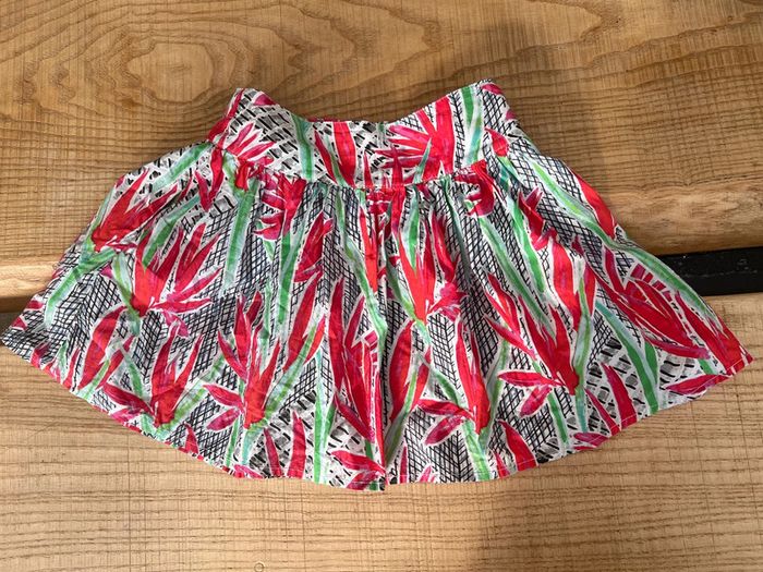 Jupe d’été fille coloré fleurie Kenzo taille 6 ans