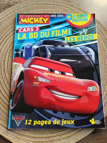 Le journal de Mickey hors série cars3ma bd du film