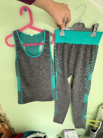 Ensemble femme gris bleu