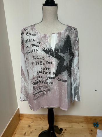 Blouse en voile manches longues - taille S/36