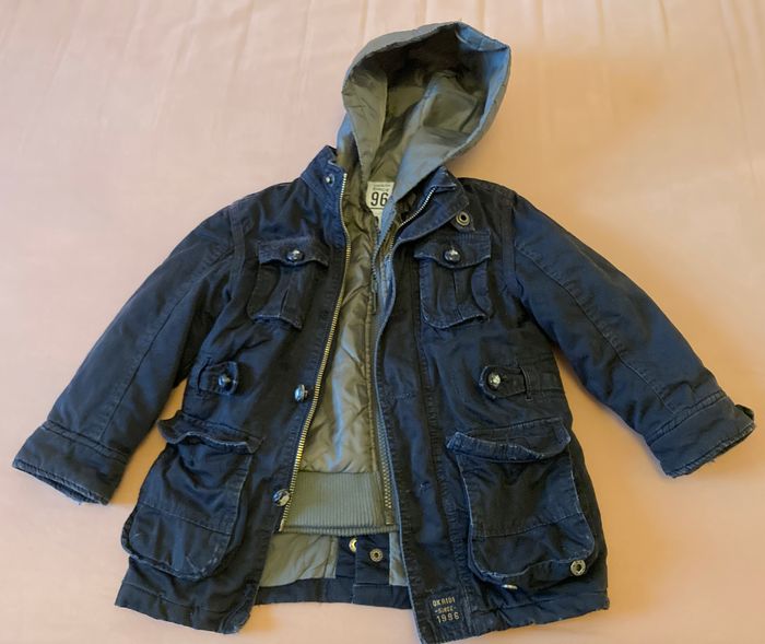 Blouson double avec capuche - Taille 3 ans