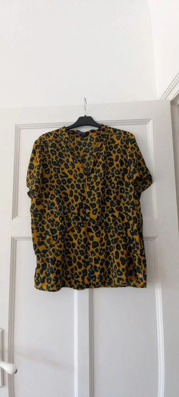 Blouse manches courtes Scotch et Soda L léopard