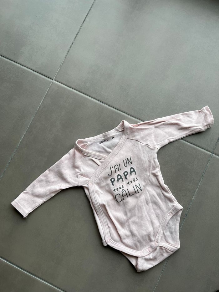 Lot de 4 bodys bébé fille 6 mois - photo numéro 3