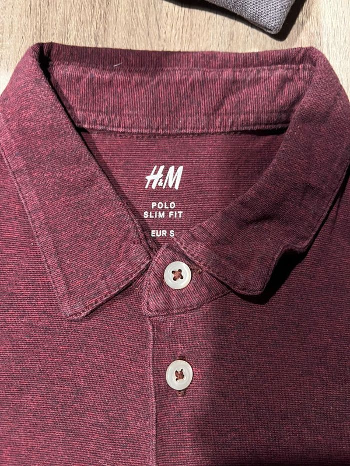 Polo bordeaux - photo numéro 2