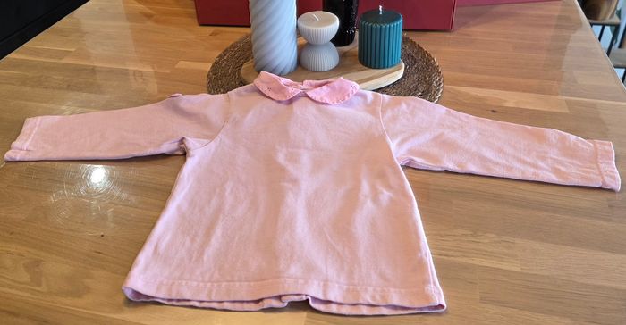 Tee-shirt ML rose 18 mois - photo numéro 2