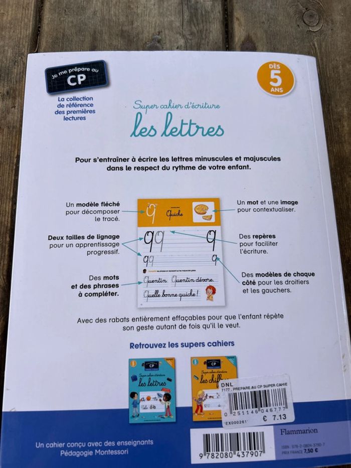 cahier d’écriture, les lettres - photo numéro 2