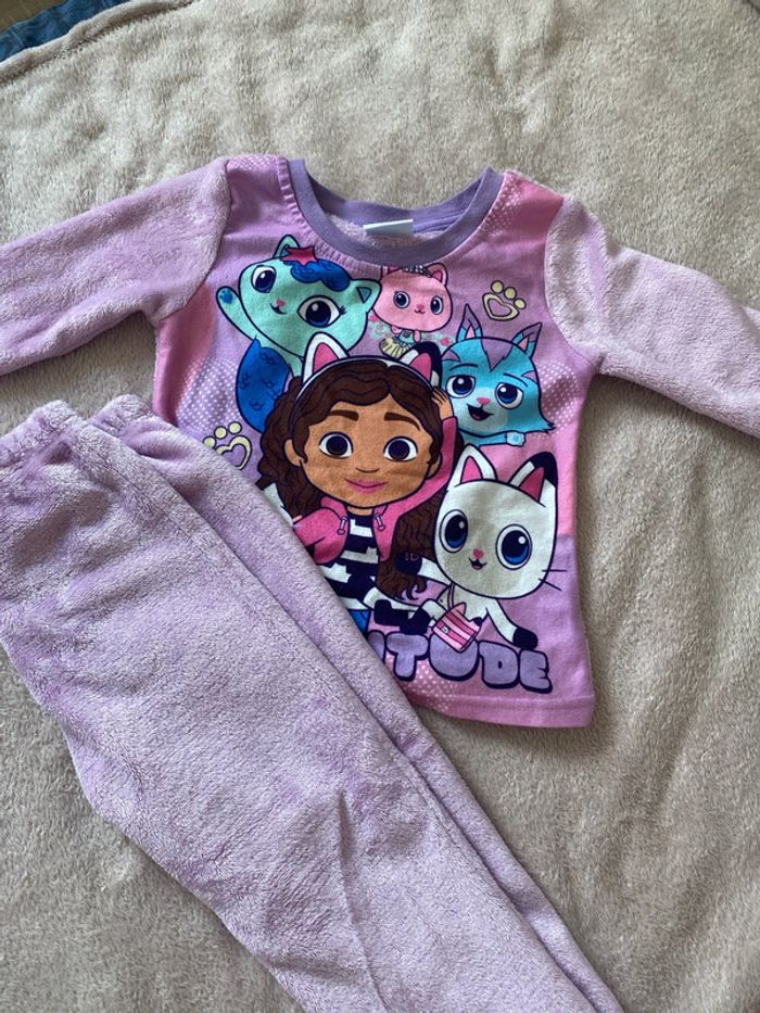 Pyjama polaire gabby chat 4 ans