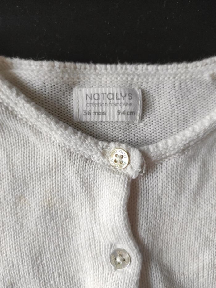 Gilet boléro blanc - photo numéro 3