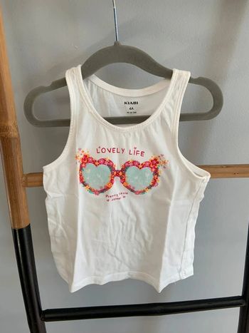Top blanc - kiabi 4 ans